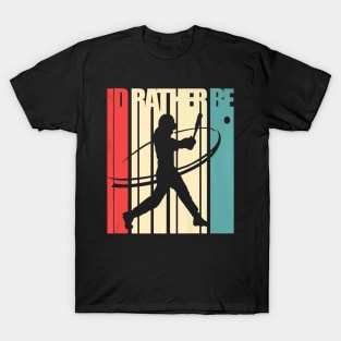 Vintage Baseball Love Softball Player T-Shirt